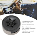 Miniatyrbillede 8 af 8: 2 stk. 350W Mini Dome Tweeter Rund Højttaler Stick On Sort Universal Bil Audio System