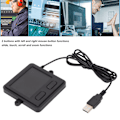 Miniatyrbilde 7 av 8: Sporbar USB-kabel, kompakt størrelse, 2 knapper, bærbar, praktisk datamaskin berøringsplate for bærbare datamaskiner og stasjonære datamaskiner