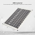 Pikkukuva 6 / 8: 100W aurinkopaneelipaketti Nopea lataus 12V Kaksi USB-aurinkopaneeli Auton akkulaturi Moottoripyörälle Veneelle Merelle RV
