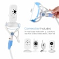 Miniatyrbild 7 av 7: Mångsidigt Kamerastativ för Bebisar, Säker och Flexibel Babymonitorhållare som Säkerställer Perfekt Vinkel med Flera Installationsmetoder för Din Trygghet