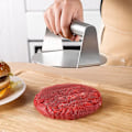 Miniatyrbild 2 av 5: Effektiv Burgerpress, Rostfritt Stål Med Non-Stick Yta, Platt Botten För Jämn Värmefördelning, Idealisk För Smörgåsar Och Bacon, Enkel