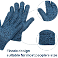 Miniatyrbild 3 av 5: 2 par Microfiber Auto Damting Rengöringshandskar Tvättbara rengöringsvantar för kök Husstädning Bilar Lastbilar Speglar Lampor Persienner Damming