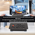 Pikkukuva 5 / 5: Arcade-peli taisteluohjain Tarkka ohjaus USB 2.0 -liitäntä DIY Arcade -ohjain PC-emulaattoreille Sanwa OBSF 24 30