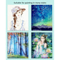 Miniatyrbild 5 av 8: Vattenfärg Set Bärbar Ekologisk Glitter Metallic Solid Vattenfärg Set för Konstnärlig Kalligrafi Målning