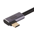 Pikkukuva 3 / 5: Type C - Type C -kyynärpäädatakaapeli 100 W:n pikalataus, kulutusta kestävä kullattu pistoke ja USB-kaapeli kannettaville tietokoneille