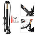 Miniatyrbild 7 av 8: Bärbar Kompakt Cykelpump, Högtrycksrampump 260PSI, Aluminiumlegering Hållbarhet, Mångsidig Funktionalitet för Mountainbikes och Elcyklar