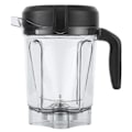 Miniatyrbillede 1 af 5: Transparent Food Blender Beholder med Klinge Låg Udskiftning Tilbehør Passer til Beholder 64oz