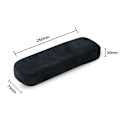 Miniatyrbilde 2 av 5: 1 par Stolarmlene Puter Albuepute Trykkavlastning Kontorstol Gamingstol armlene med Memory Foam armleneputer Black
