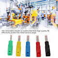 Miniatyrbilde 8 av 8: 10 stk 4mm tilbaketrekbare bananplugg sveisebare testledninger ender CAT II 600V 32A 5 farger for 3C digitalt utstyr