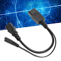 Pikkukuva 1 / 8: IEC320 C14 - C13 C7 -virtajohto, vedenpitävä IEC320 -virtajohto projektoreille 100-250 V 32 cm