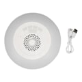 Miniatyrbild 1 av 5: Bärbar poolhögtalare inbyggd mikrofon stereo IPX7 vattentät flytande Bluetooth badtunna högtalare med RGB färgglada lampor