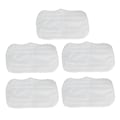 Miniatyrbilde 1 av 5: 5PCS Rengjøring Mop Kluter Hvit Mikrofiber Mop Pude Mop Hode Tilbehør for Shark XT3010 S3111 S1001 S3101 SP100K