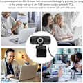 Miniatyrbild 5 av 5: X5 X6 datorkamera 1080P video USB-kamera drivrutinsfri konferens onlineklasskamera