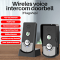 Miniatyrbild 7 av 8: 2-vägs röstkommunikationsintercom, dörrklocksystem för byggnader med 1 till 8 våningar, långdistansintercom med vattentät intertelefon, batterisnål