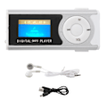Miniatyrbillede 1 af 5: Bærbar Sports MP3 Lommelygte Mini BackClip LCD Mini Skærm Musik Media Player(Sølv )