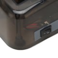 Miniatyrbilde 3 av 5: USB 3.0 til SATA IDE Dual Bay Ekstern Harddisk Dock Offline Clone Støtte 20TB 6Gbps for 2.5in 3.5in HDD SSD IDE 100‑240V