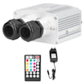 Miniatyrbillede 1 af 5: Bluetooth 16W RGBW Fiberoptisk Lys Dobbelt Ende RGBW Lys Kilde