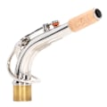 Miniatyrbillede 2 af 8: Altsaxofon Hals Bøjning 24.5mm Sax Del Instrument Tilbehør til Udskiftning Sølv