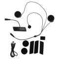 Miniatyrbillede 1 af 5: Motorcykel Bluetooth5.0 Hjelm Headset GPS Navigation Håndfri Opkald Stereo Musik Vandtæt Hjelm Intercom