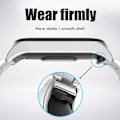 Miniatyrbilde 3 av 5: Reservearmbånd kompatibelt med Xiaomi Band 7 Metallstropper Vanntett rustfritt stålstropper Enkelt å installere med verktøy