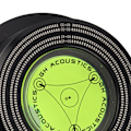 Miniatyrbillede 3 af 5: 50/ 60Hz Boblevands Hastighedsdetektering Pladespiller LP Vinyl Plade Stabilisator Klemme Sort