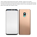 Miniatyrbilde 7 av 8: Telefon Bakre Bakglass Deksel Front Skjerm Glass Linse Erstatningssett for Samsung S9 G960 Gull
