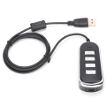 Pikkukuva 1 / 5: Puhelinkeskuksen kuulokemikrofonin sovitin, langallinen 3,5 mm naaras - USB uros
