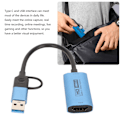 Pikkukuva 4 / 5: 4K-ääni- ja videokaappauskortti USB3.0 HD-multimedia-liitäntä USB C -videokaappaussovittimeen pelien suoratoistoon