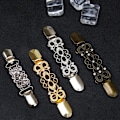 Miniatyrbilde 5 av 5: 4 stk Retro Cardigan Clip Genser Krage Clip Sjal Klips D