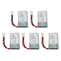 Miniatyrbillede 2 af 5: 5 stk. 3,7V 550mAh fjernbetjening UAV-batteritilbehør til Hubsan X4 H107 H107L H107D MJXRC F47 DFD F180 RC-drone