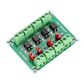 Miniatyrbild 2 av 5: 817 4-kanals optokopplare isolerad kretskort spänningsomvandlare adaptermodul