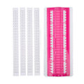 Miniatyrbilde 2 av 8: 50 Posisjoner Floss Organizer Forhindre Knuter Bærbar Floss Organizer Korssting med 4 Utskiftbare Papir for Klassifisering Rose Red