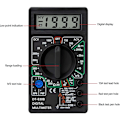Miniatyrbild 3 av 5: Avslöjar Mätkonsten: Digital Multimeter med Elegant Poetisk Design och Omfattande Testfunktioner