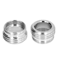 Miniatyrbilde 4 av 5: 2 sett kranadapter rett gjenge 15/16 tommer hann 27/32 tommer hunn til 17/16 tommer hageslange