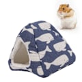 Miniatyrbillede 1 af 8: Hamsterhule seng vindafvisende varm bomulds gemmested seng til hamster chinchilla marsvin 20x20x20cm / 7.9x7.9x7.9in