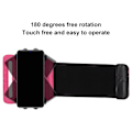 Miniatyrbillede 7 af 8: Telefon armbåndsholder 360 graders roterbar armbånd telefonetui til IPhone 13 Pro Max til løbesport Pink S