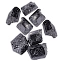 Miniatyrbilde 2 av 4: 1 stk Naturlig Svart Kvarts Krystall Turmalin Rå Stein Mineral Helbredende Stein