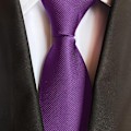 Miniatyrbild 3 av 5: Herr Solid Polyester Textil Slipsar Ren Färg Halsband Slipsar
