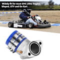 Miniatyrbillede 5 af 5: JA02005 Aluminium Indsugningsmanifold Støvle til de fleste GY6 150cc Motor Knallert ATV Go Kart