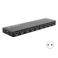 Miniatyrbild 1 av 5: 100-240V F118 8-portars 1 in 8 ut HDMI 1.4 Splitter Audio Video 1080P Distributör