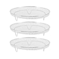 Miniatyrbillede 1 af 5: 3 stk. Airfryer Dehydrator-stativer, stabelbare, fødevaregodkendt rustfrit stål, frugt- og køddehydrering, Airfryer-stativ til Airfryer