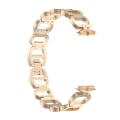 Miniatyrbilde 2 av 5: Metall erstatningsrem kompatibel med Fitbit Luxe Smart Band Watchband håndleddsrem