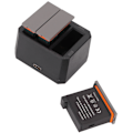 Miniatyrbillede 6 af 8: Batterilader Kit til DJI OSMO Action Kamera 3 Pakke 1300mAh Batterier og 3 Kanals Lader med LED Indikator