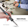 Miniatyrbillede 8 af 8: 180-480℃ Digitalt LCD Loddejern Indvendig Opvarmning Elektrisk Loddejern