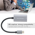 Pikkukuva 4 / 4: Videokaappauskortti TYPEC HDMI - TypeC 4K 1080P Peli Live Hopea Harmaa Ilmainen Asema Z29A