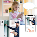 Miniatyrbillede 6 af 8: Smart trådløs fjernbetjening videodørklokke intelligent mobiltelefon fjernbetjening Wifi HD nattesyn tovejs opkald dørklokke