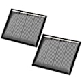 Miniatyrbild 5 av 5: 2 st/set 115MA/2V polykristallint kiselsolpanel laddare bärbar solcellsladdare kit