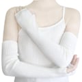 Miniatyrbilde 1 av 5: Fingerløse armvarmere for kvinner Vinter Stretchy Hansker Akryl Hansker 50cm Ekstra lange hansker