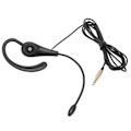Miniatyrbild 4 av 5: Callcenter-headset, enkel öra, 3,5 mm, kundtjänst-hörlurar med mikrofon för bärbara datorer och mobiltelefoner