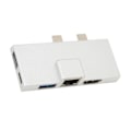 Miniatyrbilde 4 av 5: Dual USB C Utvidelseshub Profesjonell 7 Porter Plug and Play 5Gbps Dataoverføring USB C Hub for Surface Pro 8 9 X